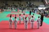 La squadra dei ragazzi del Budokan Bologna, che vince gli incontri del torneo a squadre nel trofeo Giovani Samurai 2012 di Osimo