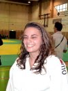 Costanza Simeoli raggiante per la vittoria ottenuta