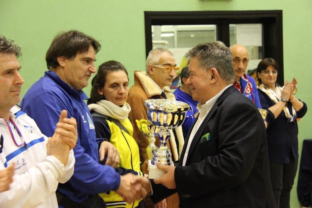 Il presidente Gibertoni premia il Budokan Bologna