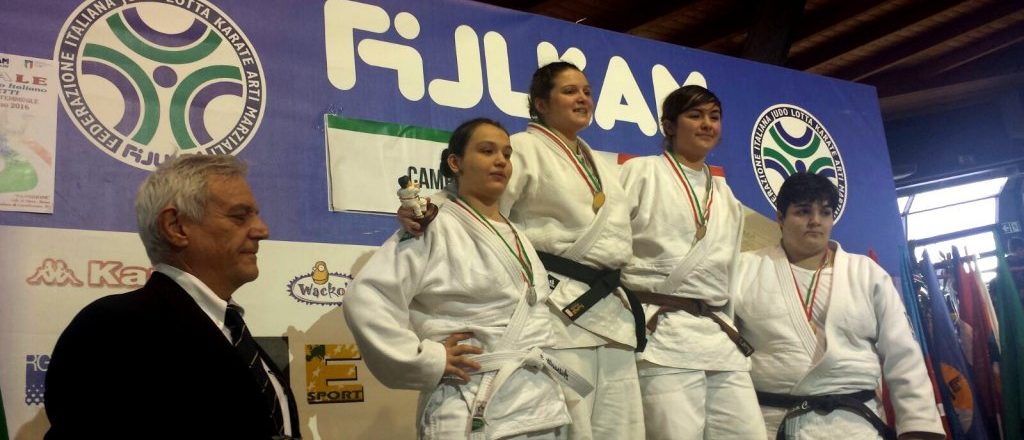 Matilde Leonelli sul podio del Campionato Italiano Cadetti