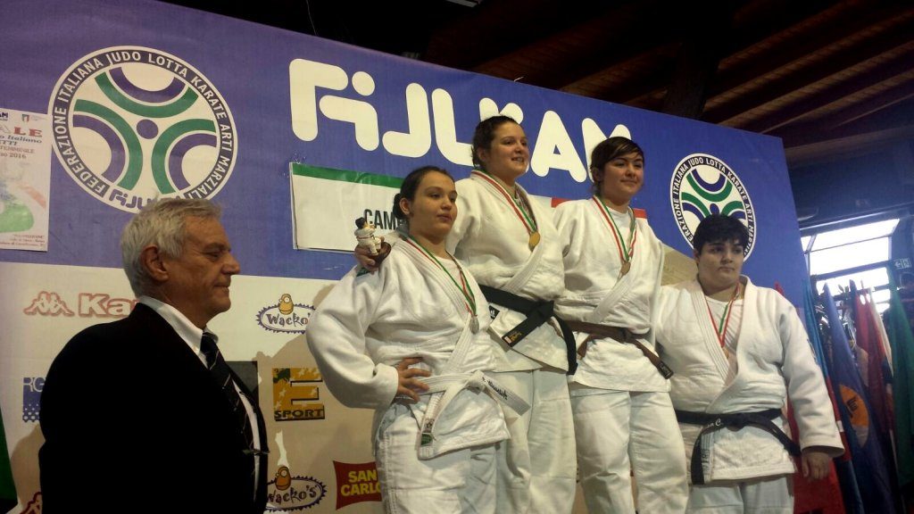 Matilde Leonelli sul podio del Campionato Italiano Cadetti