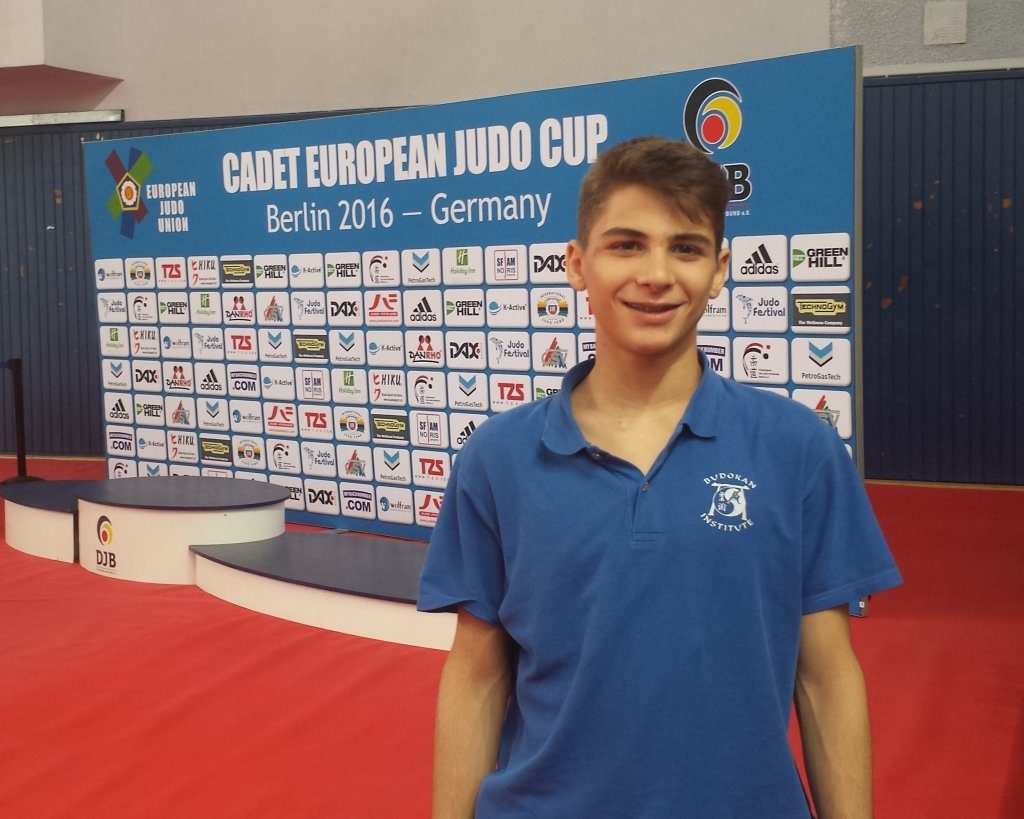 Andrea Bertuzzi all'European Cup Judo di Berlino